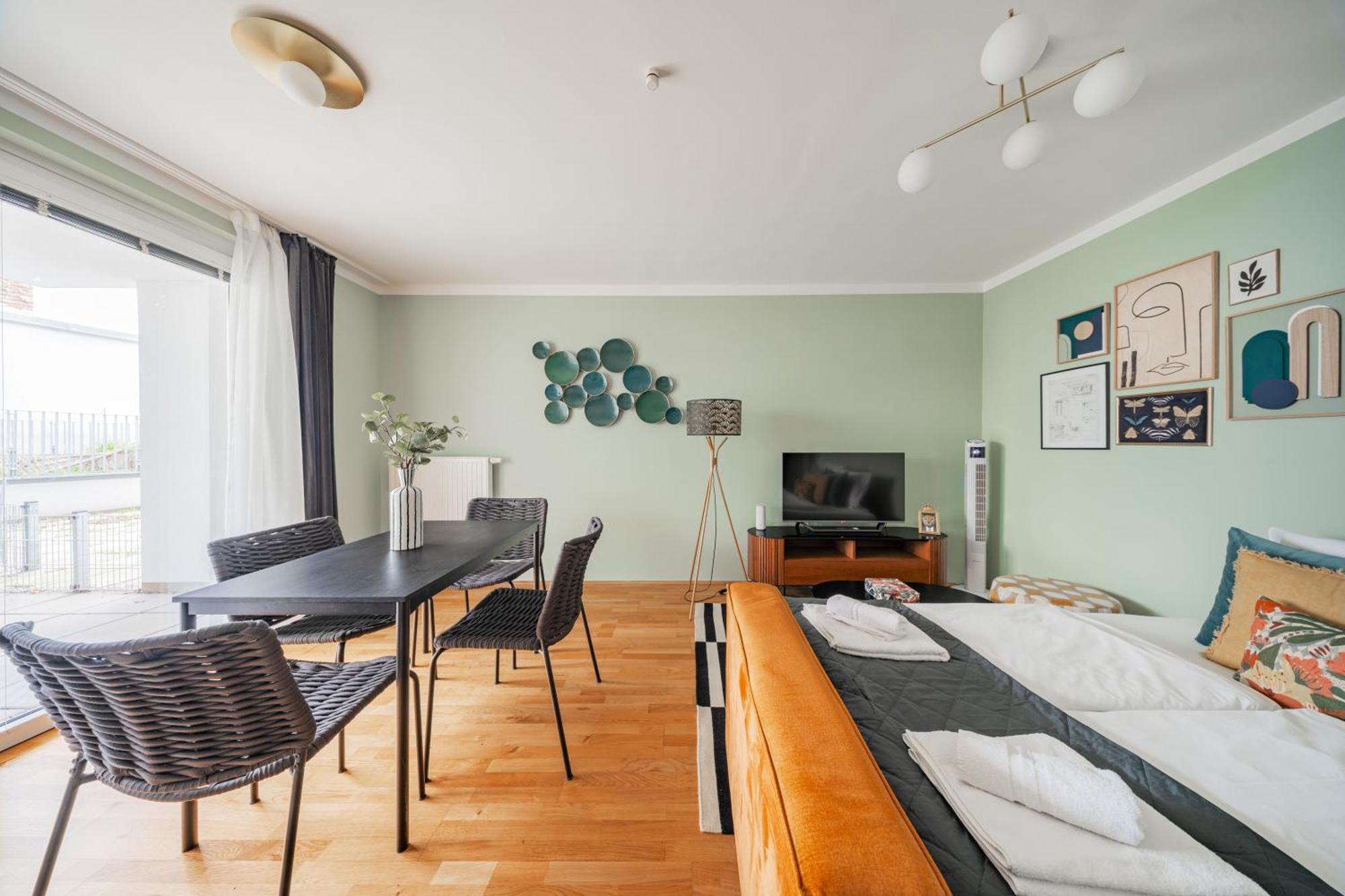 Modern Living Apartments Vienna, 15 Min To Center Buitenkant foto